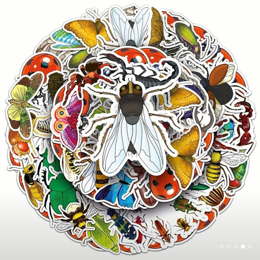 Insect Waterproof Stickers 60 piece