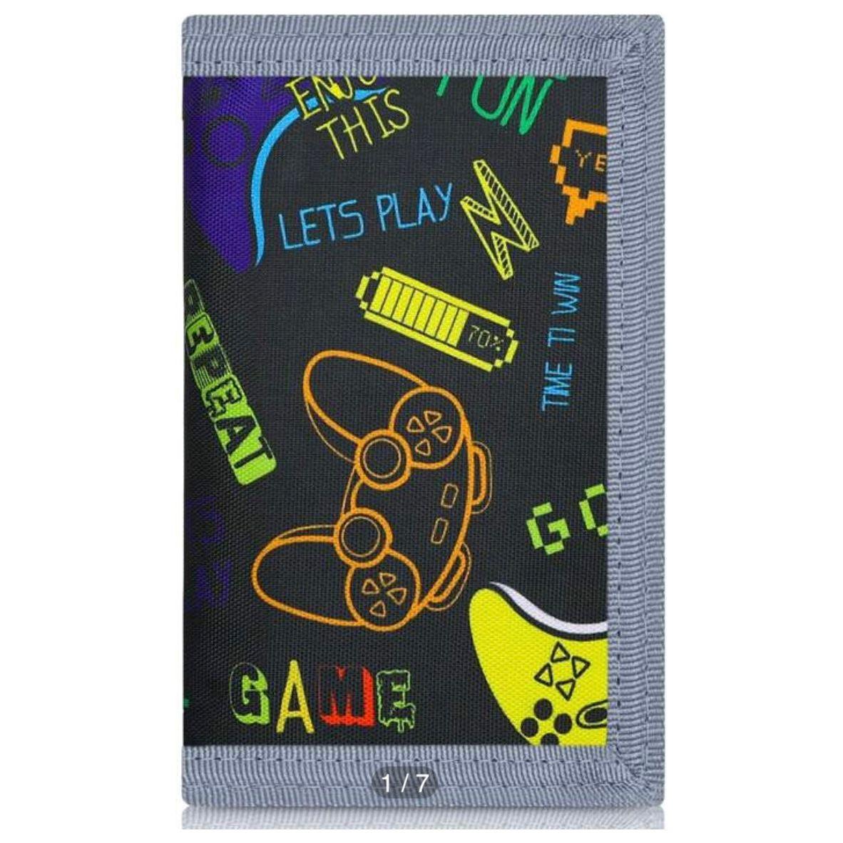 Gaming Console Themed Tri-fold Wallet