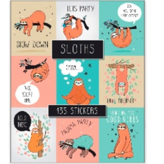 Sloth Sticker Book