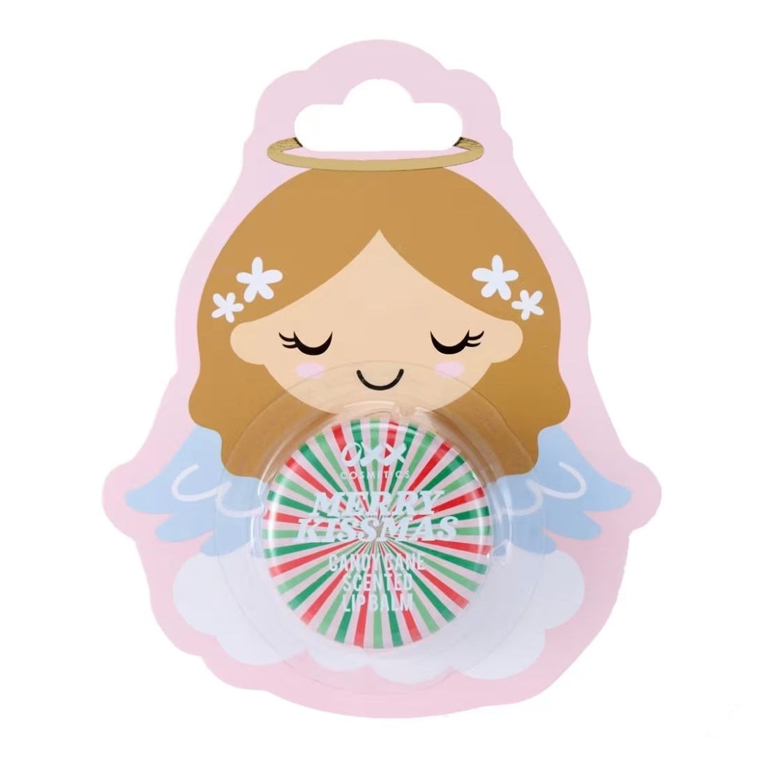 Cosmetics Novelty Angel Lip Balm - Candy Cane Scented