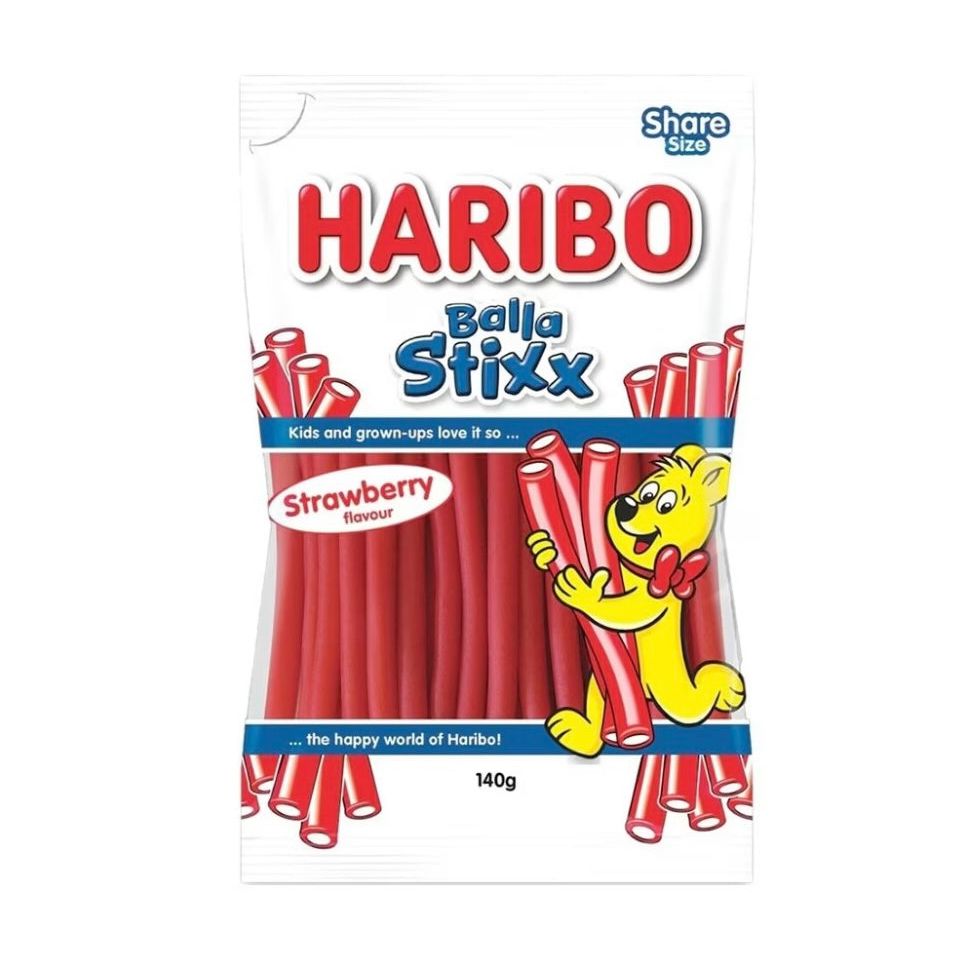 Haribo Strawberry Balla Stixx 140g