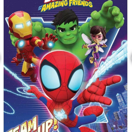 Disney Junior Marvel Spidey and His Amazing Friends Team-Up Colouring Book