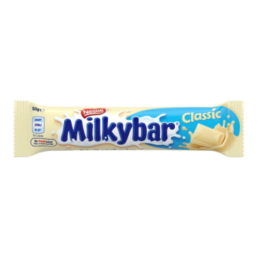 Nestle Milkybar Classic White Chocolate Bar 50g