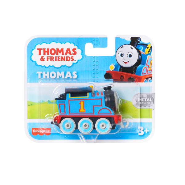Thomas the tank engine, blue with the number 1 on the outside
