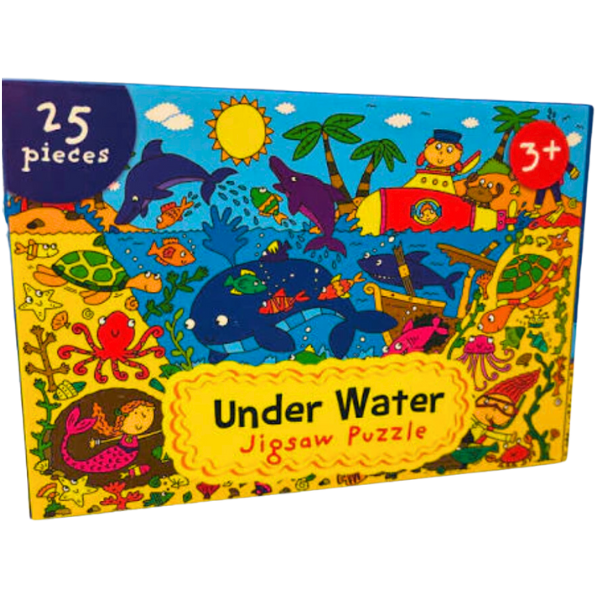 Underwater jigsaw puzzle