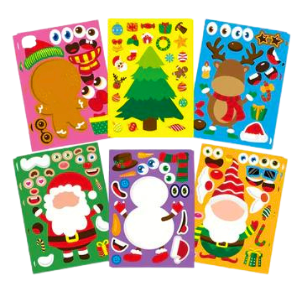 Christmas Sticker activity card x 1